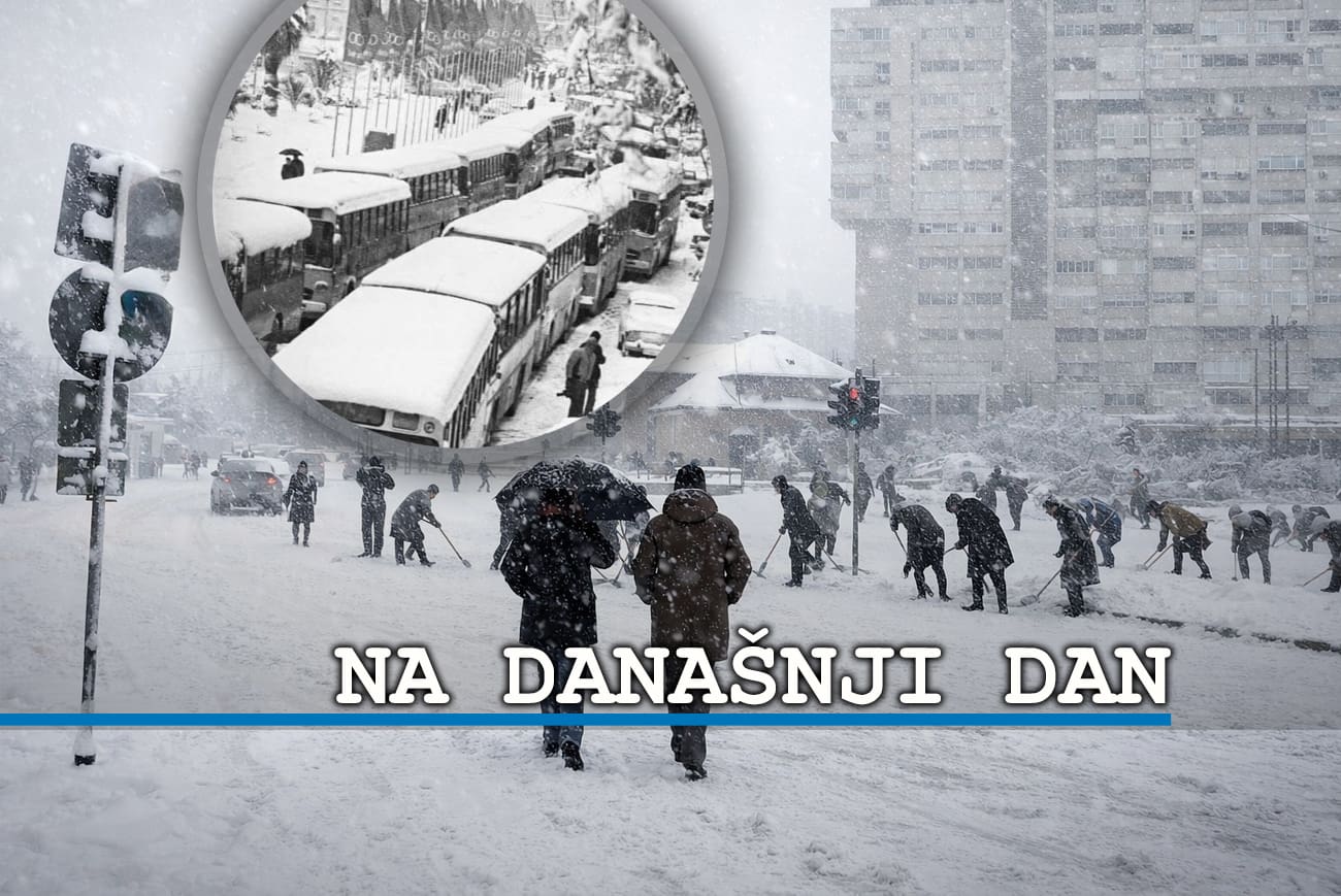 Prije prvog zimskog udara 2026. prisjetimo se snijegom zatrpane Dalmacije 4. siječnja 1979.