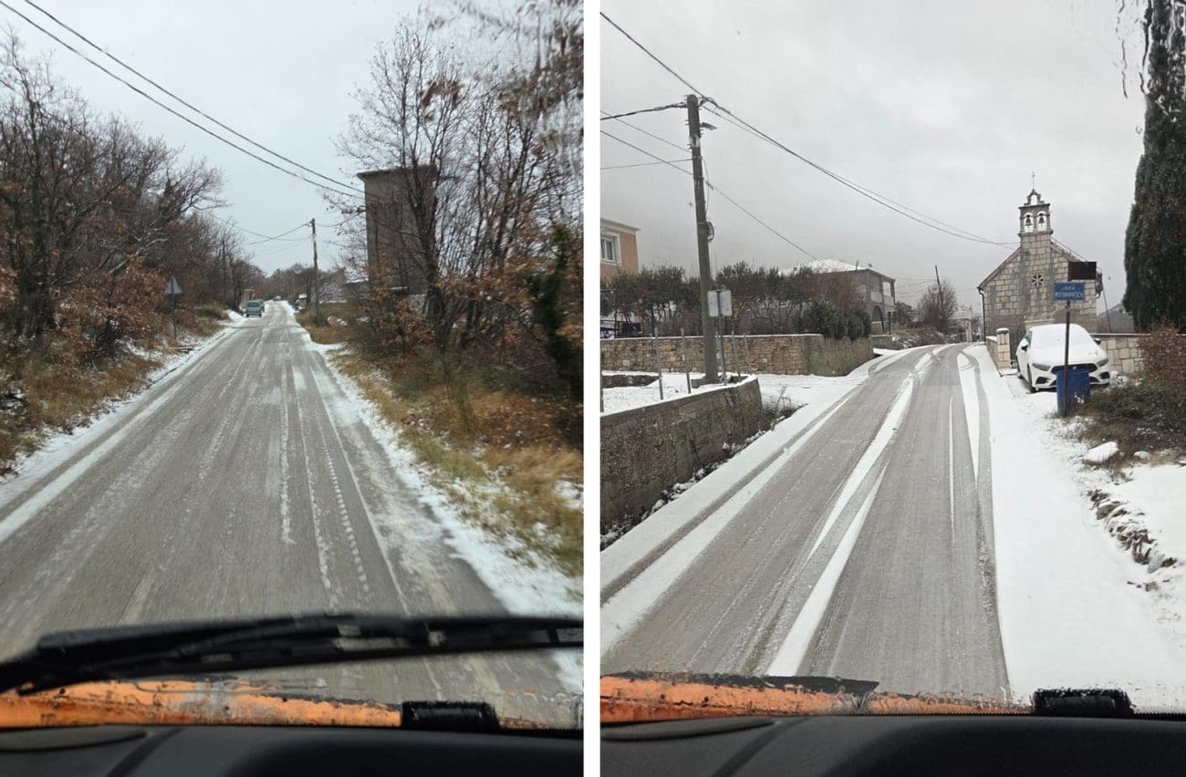 Zima steže Split: Posipaju se ceste, izdano važno upozorenje za vodu i promet