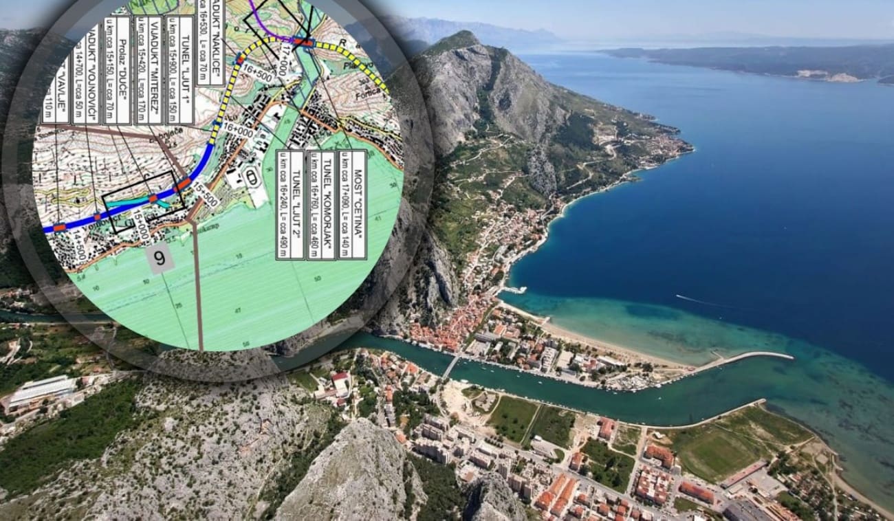 Ništa od izmjene trase?! Hrvatske ceste jasne: Omiška zaobilaznica ide po postojećem projektu, izmjena trase bi odgodila gradnju deset godina!