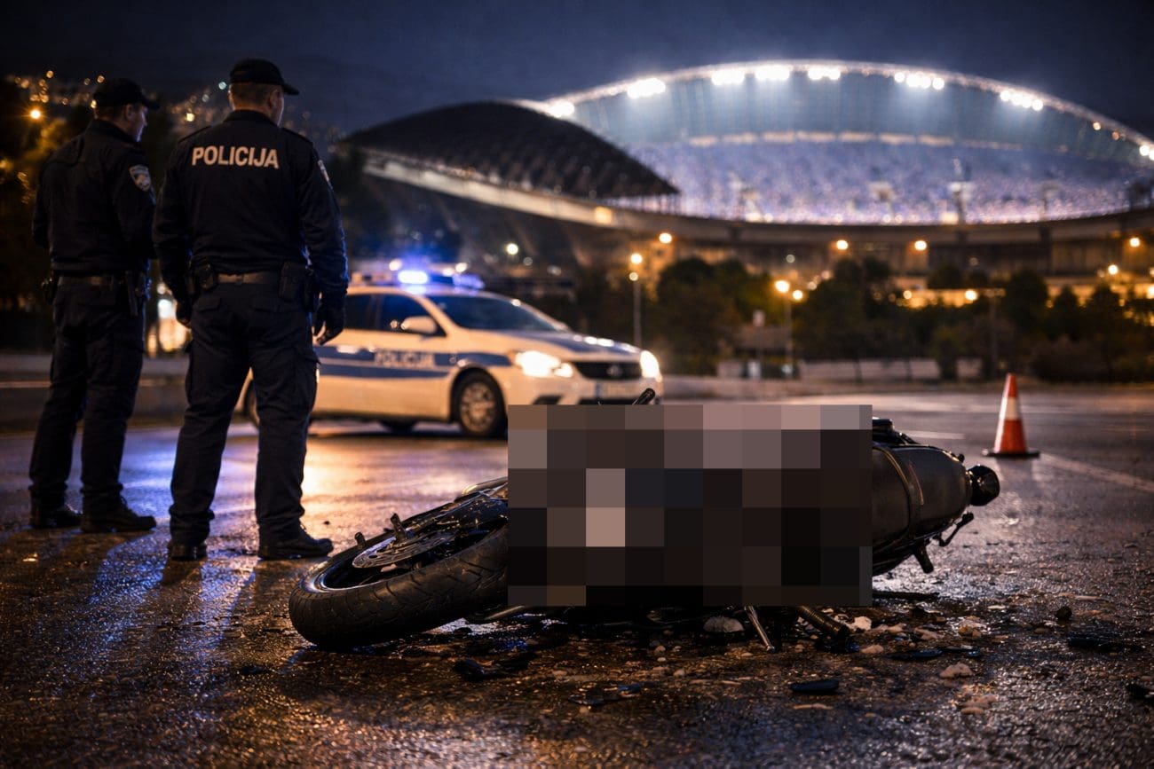 Nesreća nedaleko od Poljuda: Sudar auta i motora