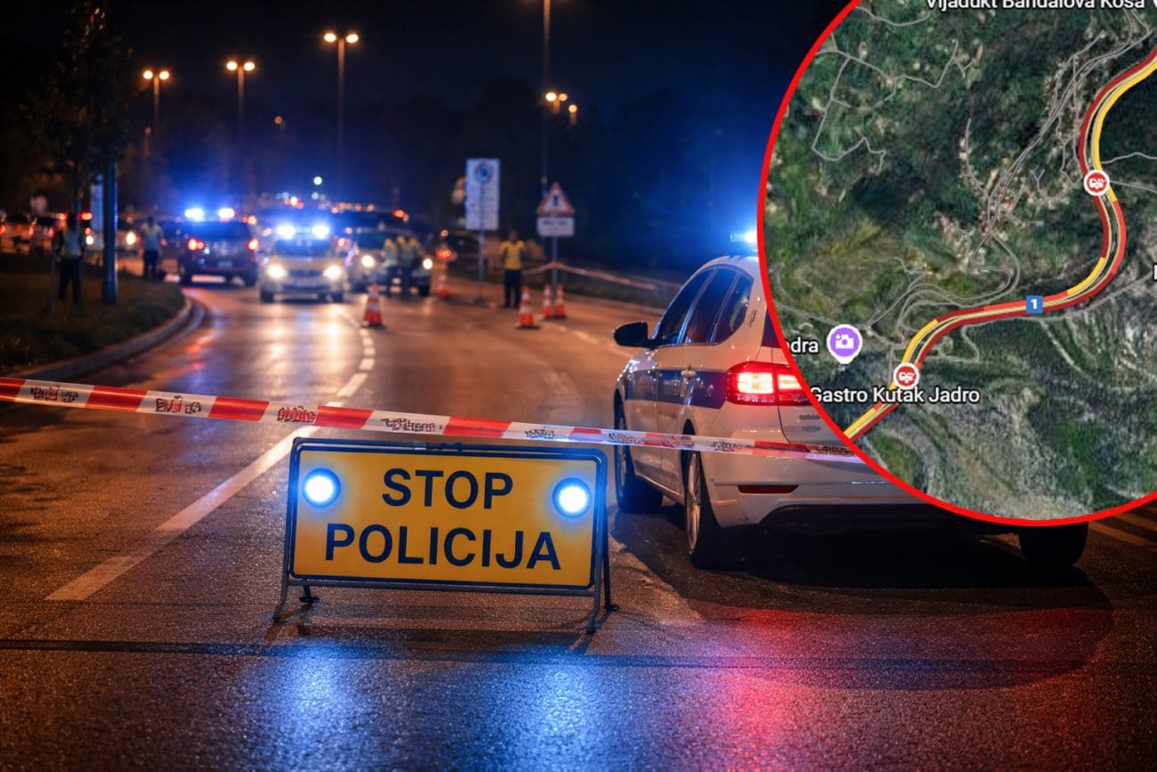 Zatvorena brza cesta u smjeru Solin-Klis! Sudar paralizirao promet prema Dugopolju