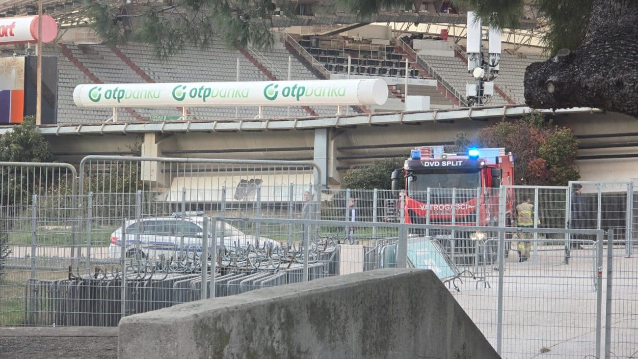 Izbio požar na Poljudu