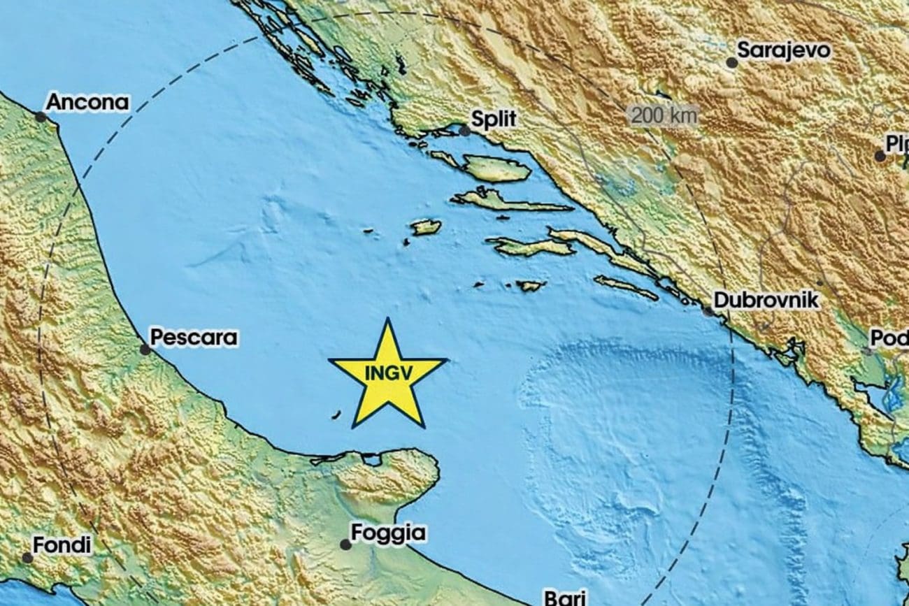 U Jadranu noćas zabilježen potres slabije magnitude