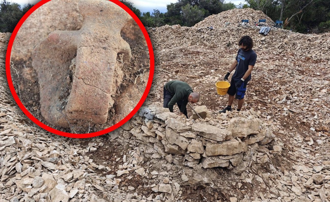 Arheološka senzacija s dalmatinskog otočića: Istražena tri ilirska tumula, unutra je pronađen iznenađujuči predmet