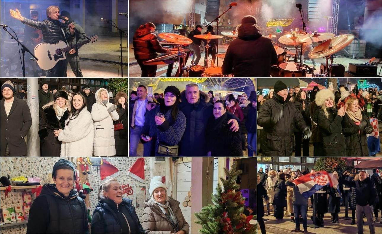 Pogledajte tko je sve uhvaćen objektivom na spektakularnom dočeku Nove u Sinju