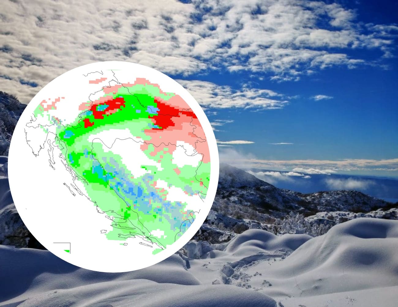 DHMZ upozorava: Sutra ledena kiša i nova nepogoda, izdano i crveno upozorenje
