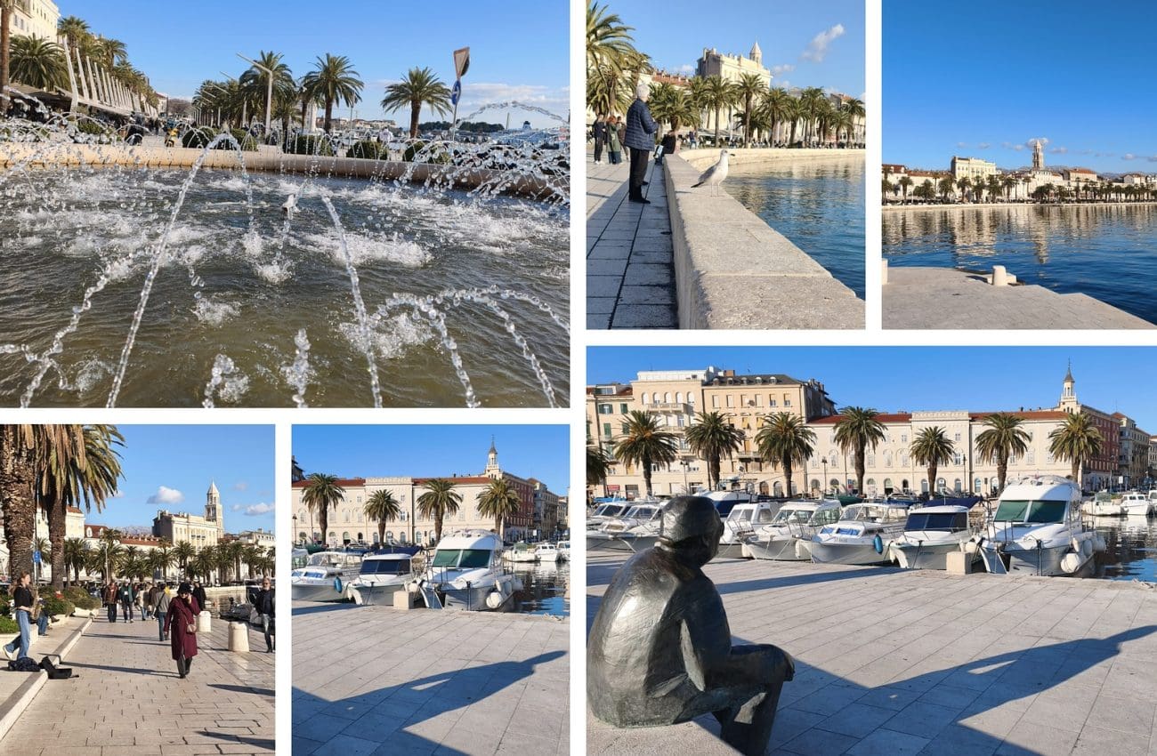 FOTOGALERIJA Splićani pohrlili na Rivu: Sunce ugrijalo na 15°C i vratilo život u grad