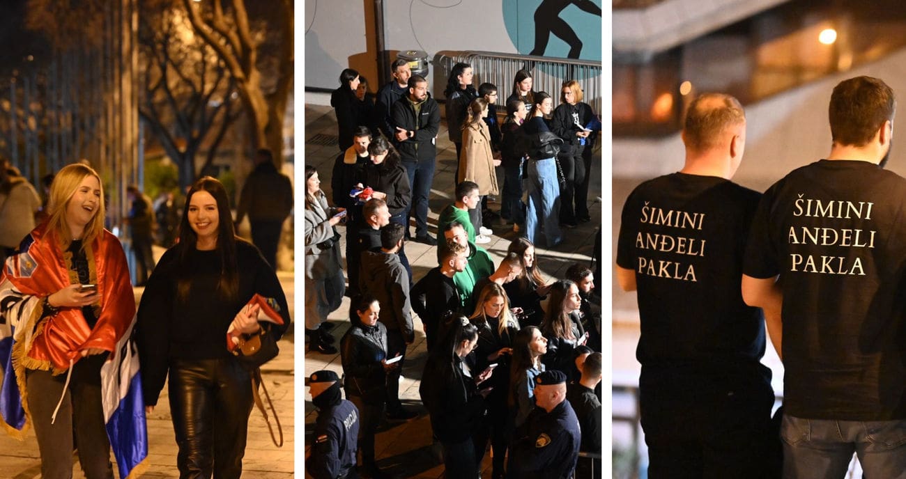 Ovako Gripe izgledaju pred sam početak koncerta Marka Perkovića Thompsona