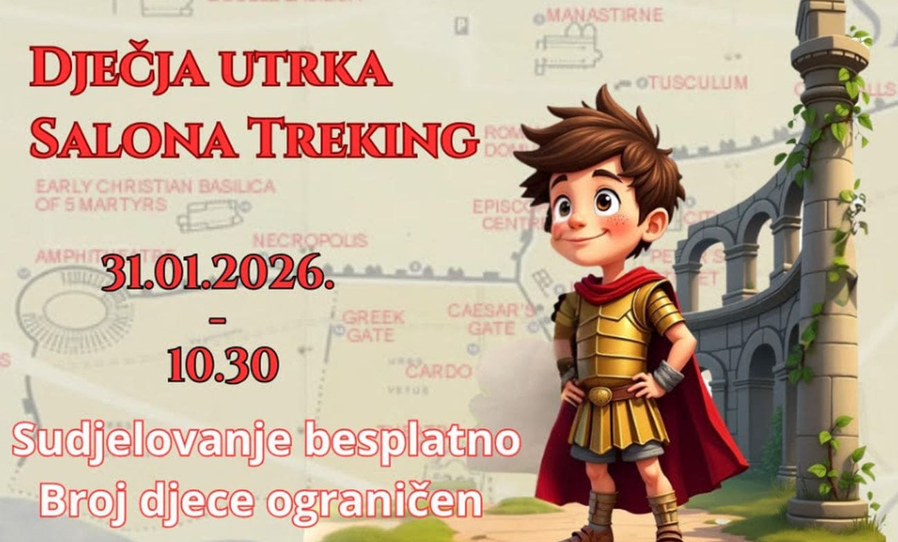 Dječja utrka „Trčim i čuvam Salonu“ održava se u subotu