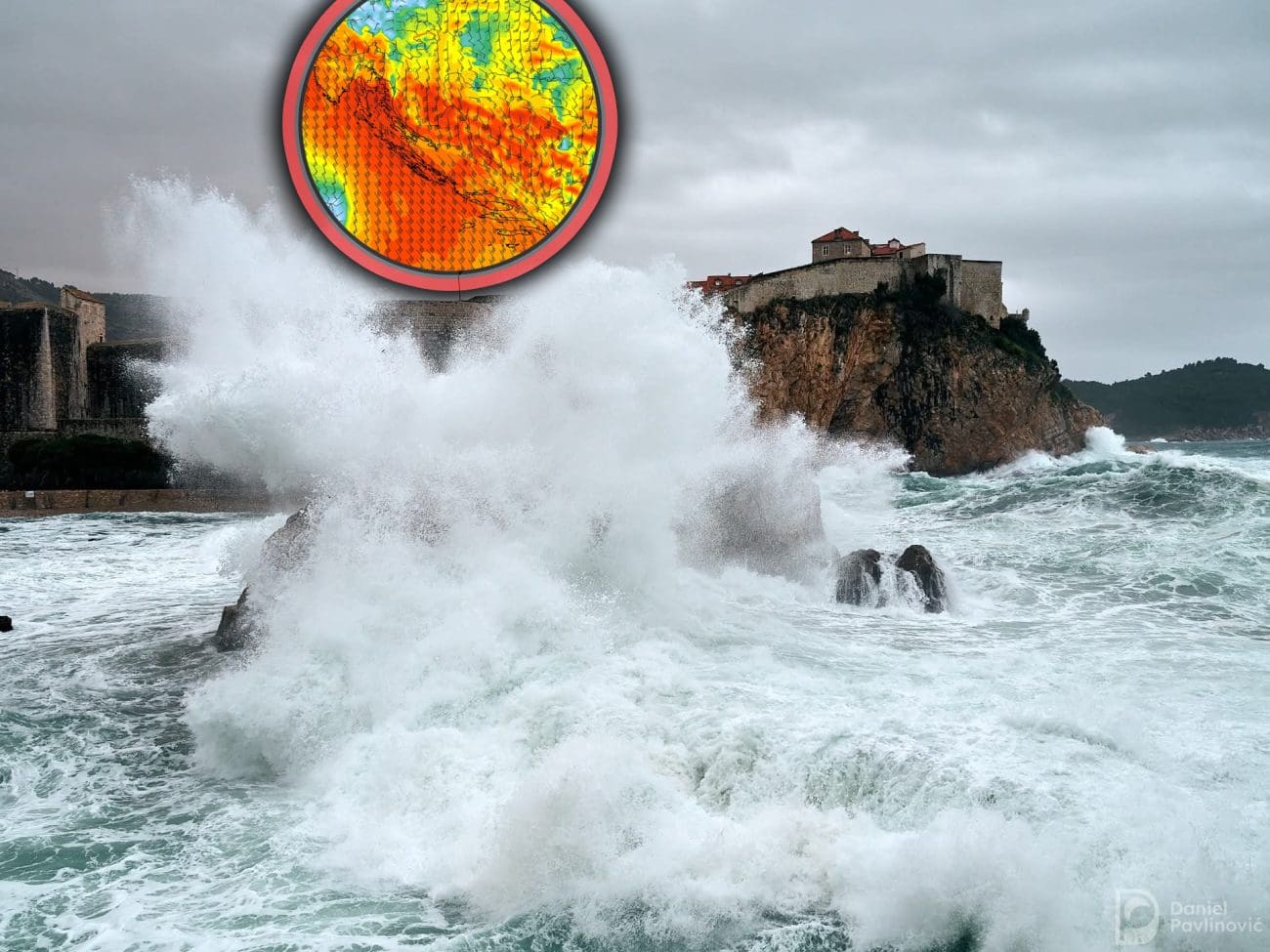 Osunčajte se u utorak jer u srijedu stiže jugo s udarima do 100 km/h, obilna kiša, a moguća je i ciklonalna plima