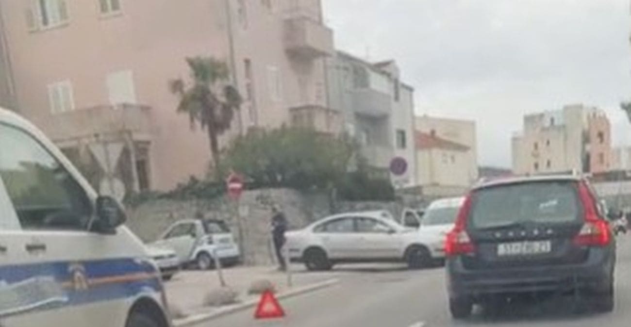 Prometna na splitskom raskrižju, sudarila se dva auta