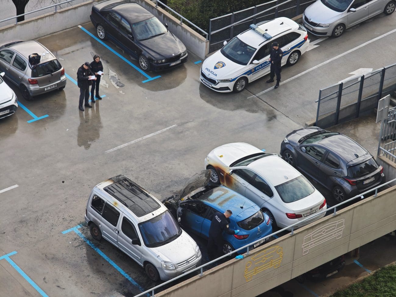 Noćas u Splitu izgorjela tri automobila