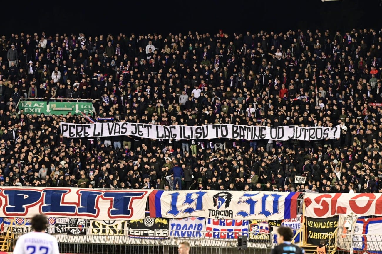 FOTO Pogledajte poruku koju je Torcida uputila navijačima Rijeke