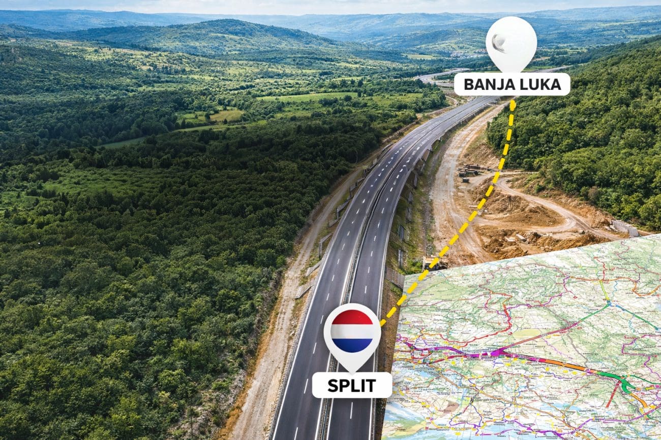 Je li ovo realno? Mediji u BiH pišu da će Split i Banja Luka bit će povezani autocestom dugom 186 kilometara