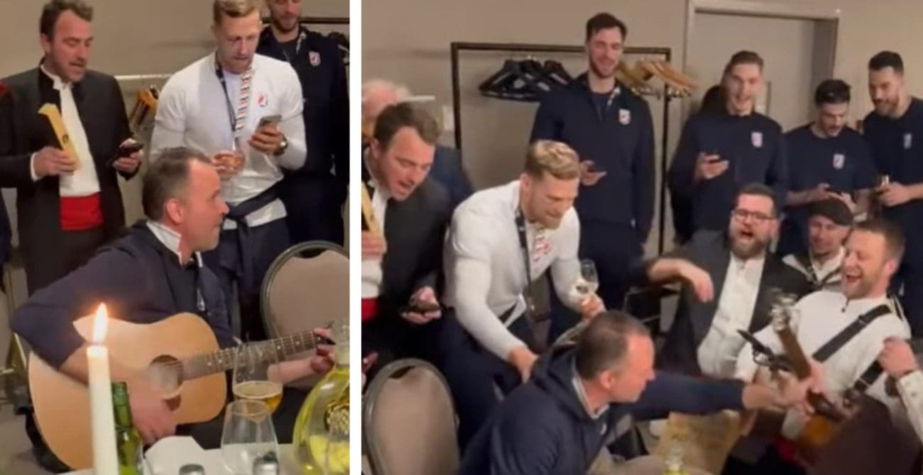 VIDEO Dagur Sigurdsson svira gitaru i piva stihove Grdovićevog 'Dalmatinca'