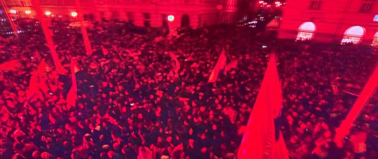 Emotivna atmosfera na trgu kad je krenula Moja domovina