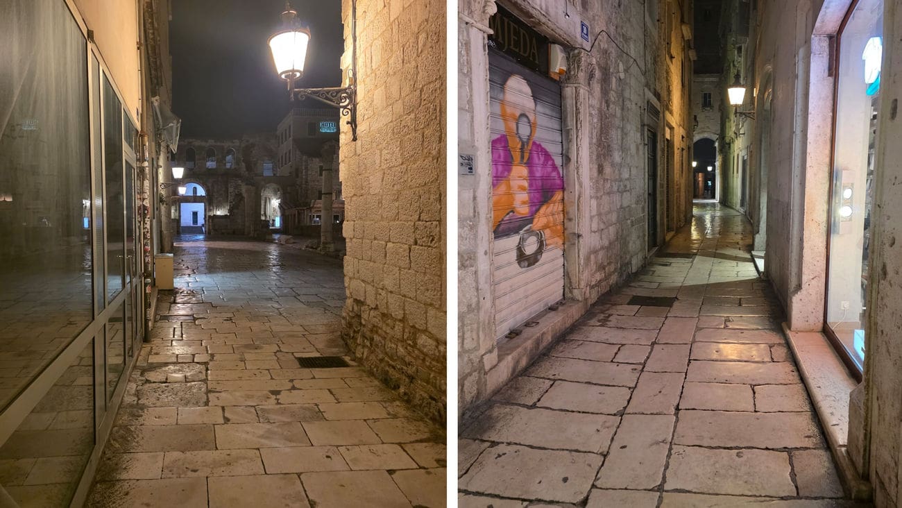 Zimske večeri otkrivaju drugo lice Splita