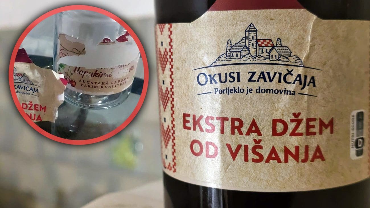 "Okusi zavičaja s Baltika": Splićanin oprao teglu džema kupljenu u Lidlu, nije mogao vjerovati što se pojavilo ispod etikete