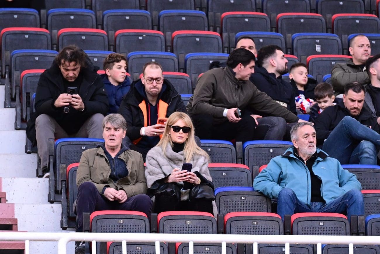 Iris iz lože prati igru Hajduka. Pogledajte tko je još tamo