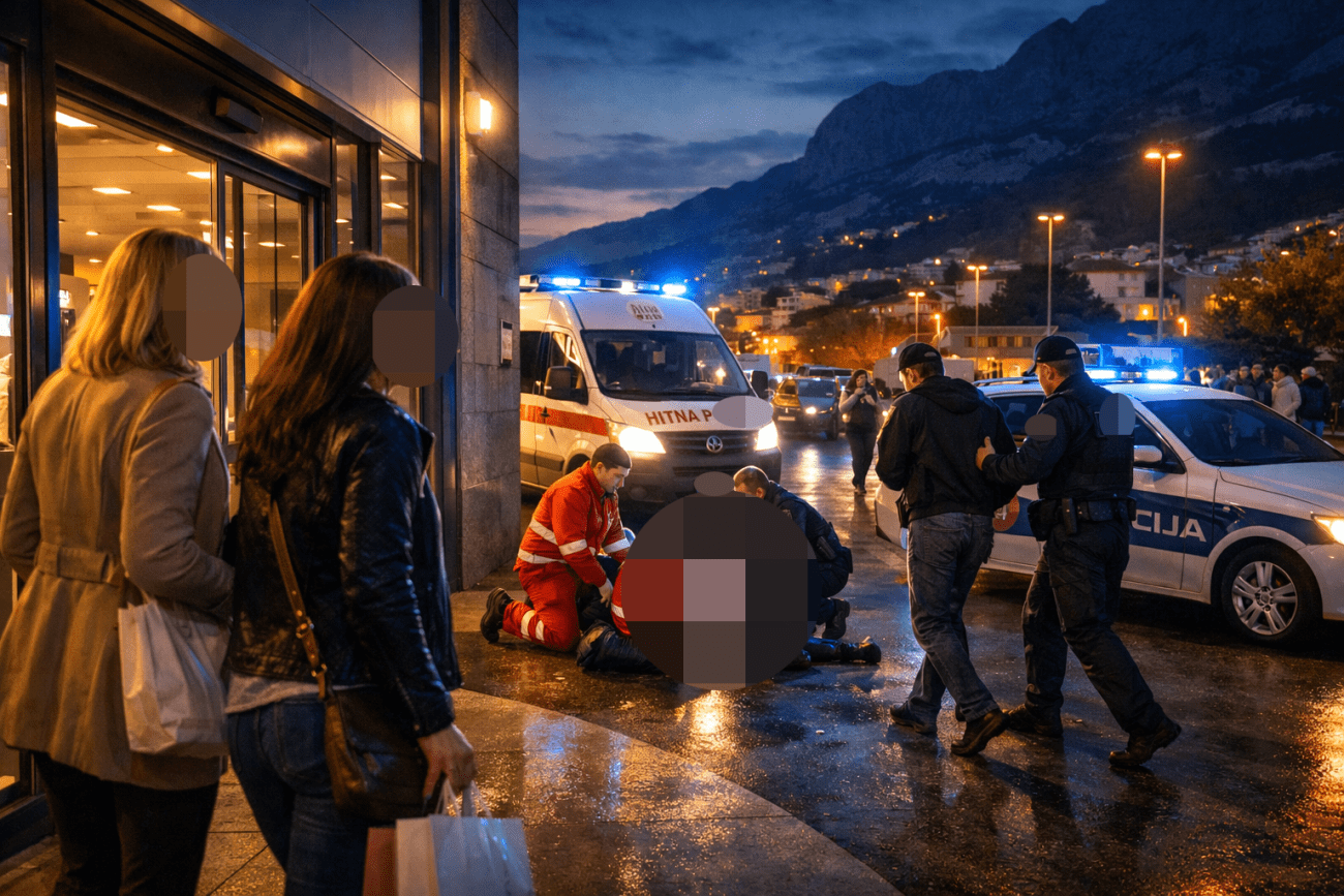 Napad ispred trgovačkog centra u Dalmaciji: Jedna žena teško ozlijeđena