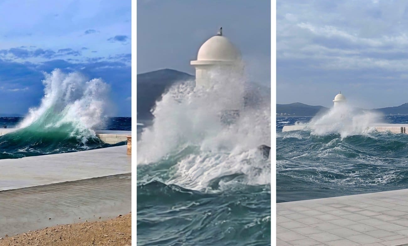 Nije "odavno": Jugo večeras doseže udare do 100 km/h. Prema jutru počet će spuštanje snježne granice
