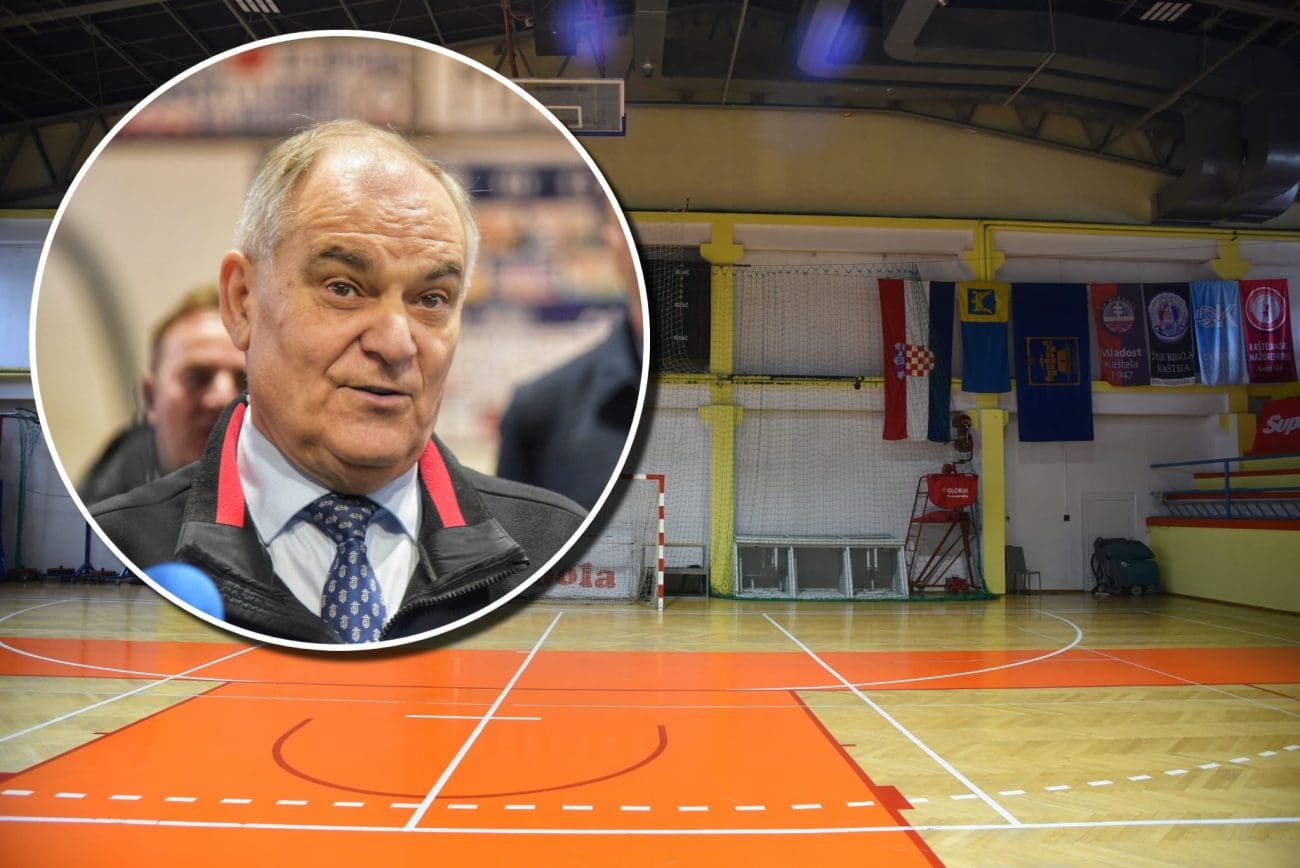 Kreće energetska obnova školske dvorane u Kaštel Starom. Boban: "U naredne tri godine obnavljamo sve dvorane i gradimo nove škole"