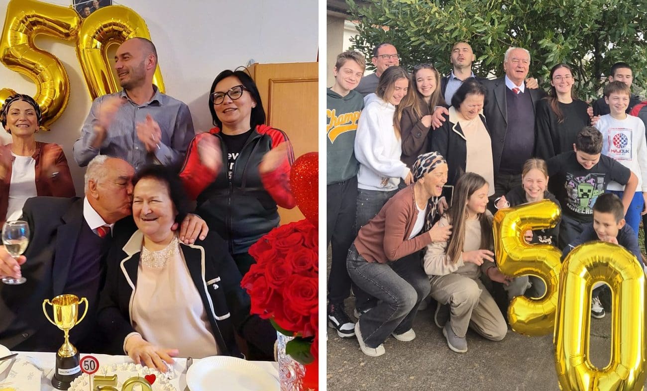 Pola stoljeća ljubavi koja pobjeđuje izazove - Jelka i Paško proslavili zlatni pir: "Najvažniji su razumijevanje, razgovor, strpljenje i spremnost na praštanje"