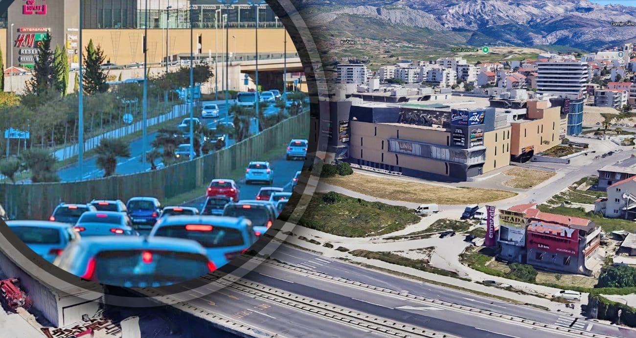 Je li to moguće? Iz Malla će se izalaziti direktno na D8, uskoro izvlaštenje "kuće Svaguša". Na ulazu pravilo "desno-desno"...