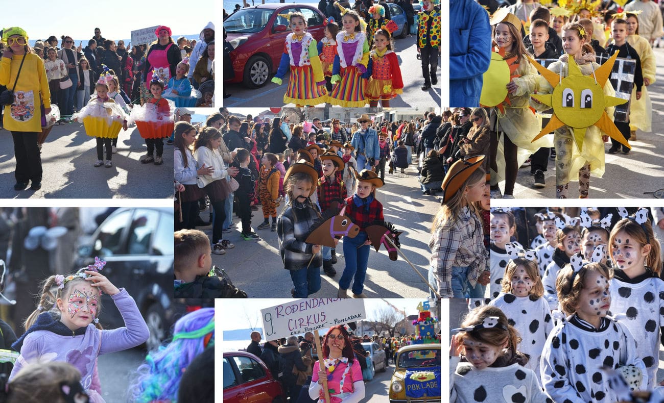 Dječji krnjeval u Kaštelima slavi 45. rođendan. Zapaljen je krnje, krivac za sve dječje nedaće