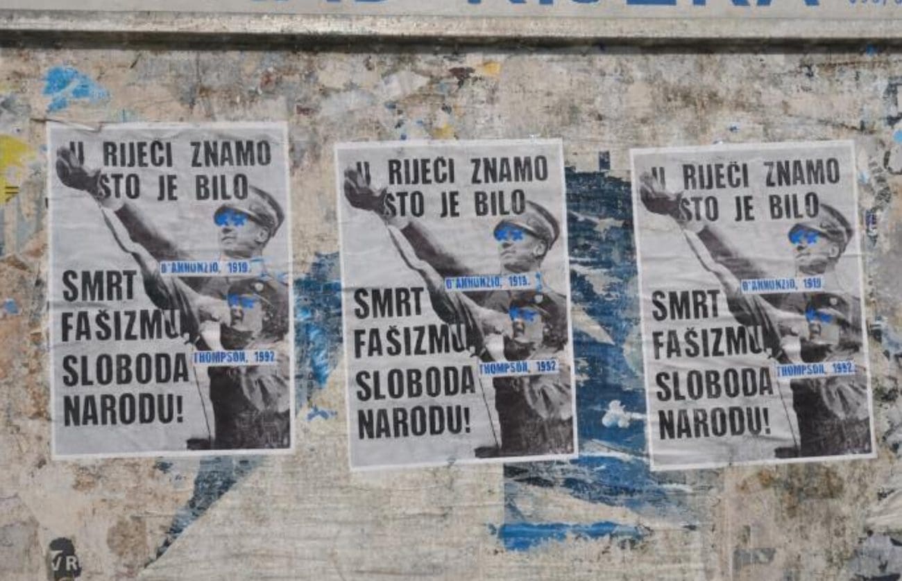 Uoči Thompsonovog koncerta osvanuli plakati: "Smrt fašizmu, sloboda narodu!"