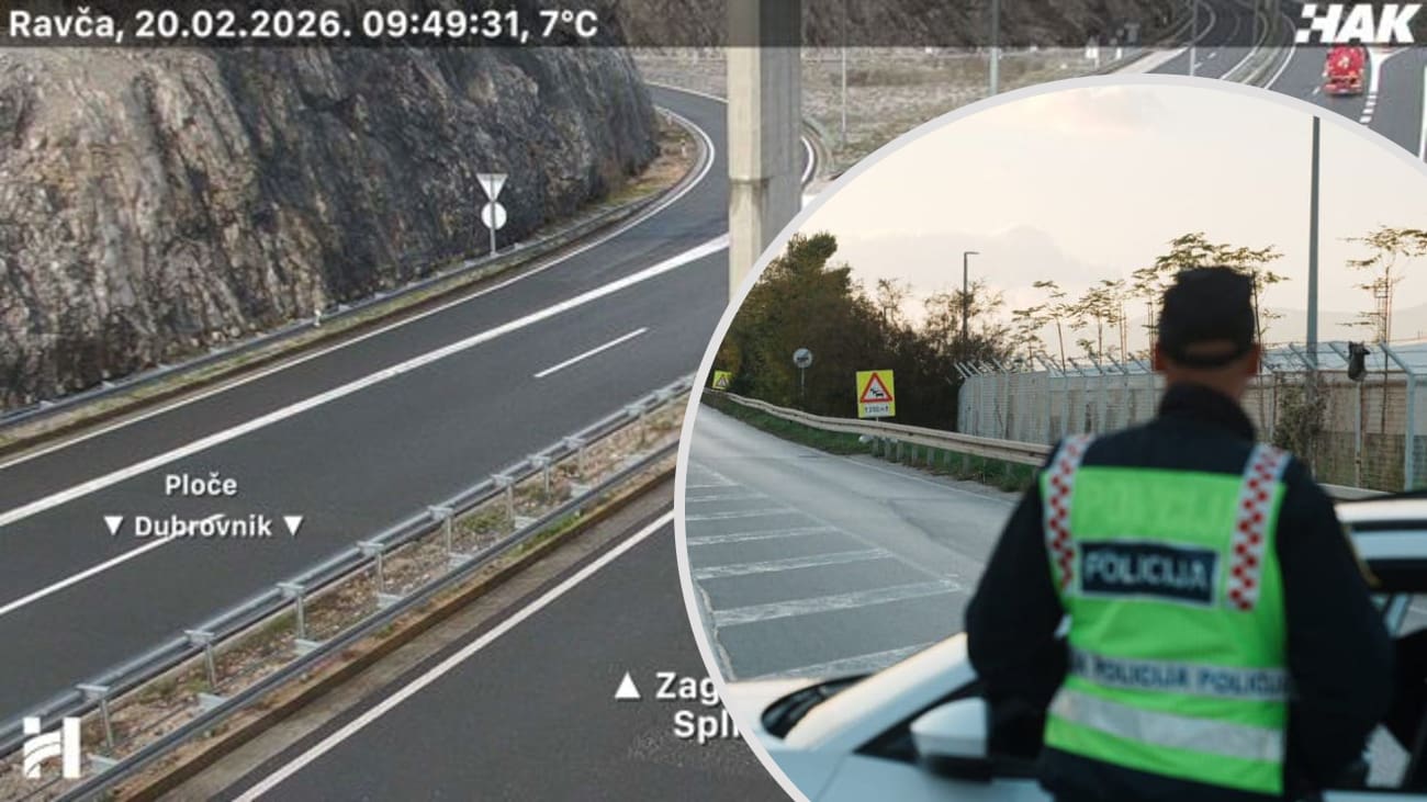 Doznajemo detalje nesreće na A1 u smjeru Dubrovnika: Automobil proklizao...