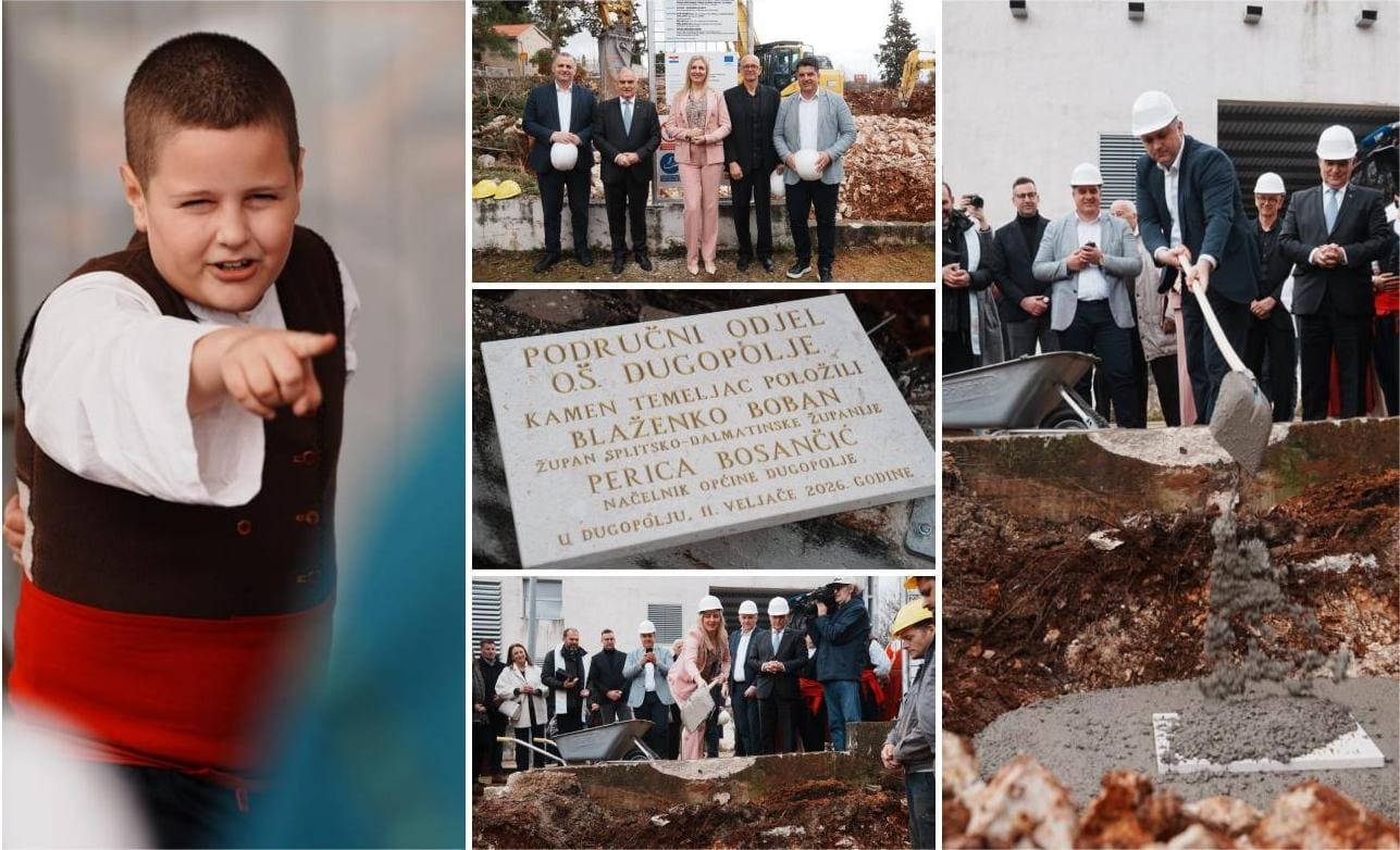 Nakon 67 godina Dugopolje dobiva novu školu! Ovo će oduševiti profesore, roditelje i učenike: "Projekt obuhvaća izgradnju desetak učionica, kuhinju, blagovaonicu i popratne sadržaje..."