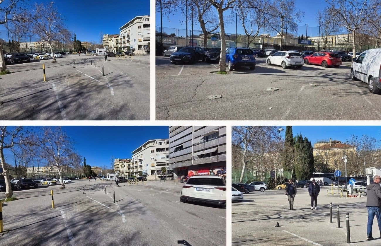 FOTOGALERIJA Ovako izgleda parking kod Starog placa: Zjapi prazan!