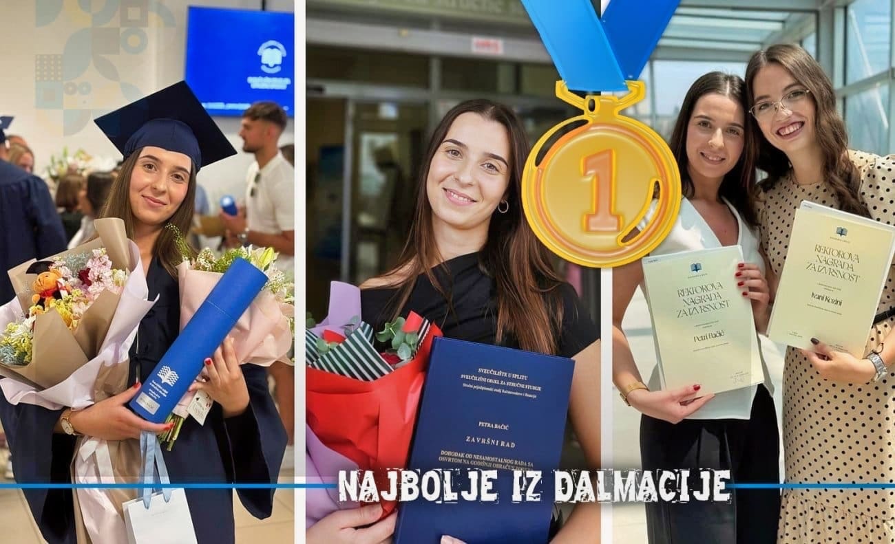 "Planiram se vratiti na otok":  Petra je iz Blata, rastura u Splitu na studiju računovodstva i financija, a studentima poručuje da budu uporni, znatiželjni i da ne odustaju od svojih ciljeva