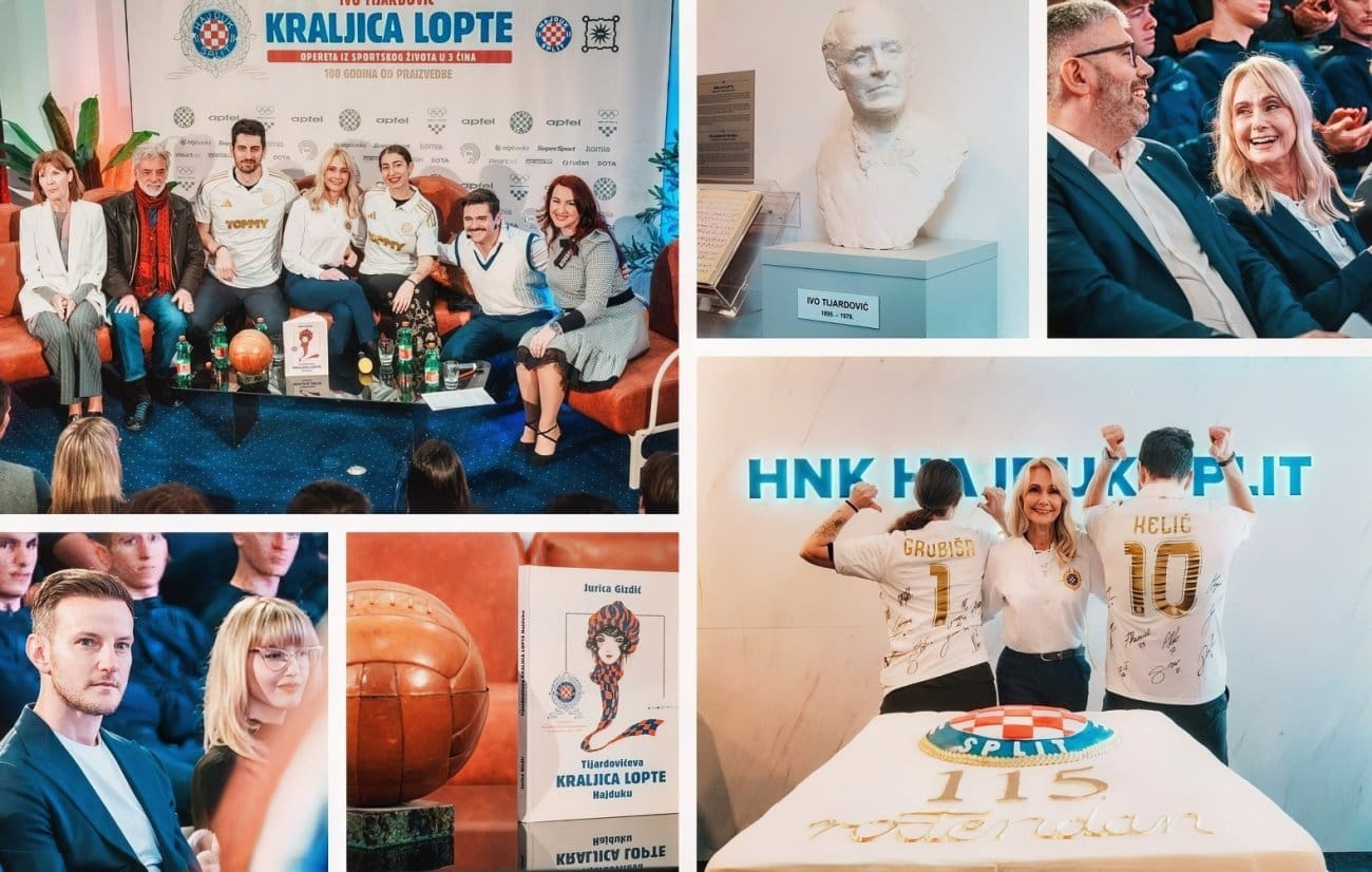 Tijardovićeva bista od danas na Poljudu: "Kraljica lopte" i Hajduk – dva srca Splita