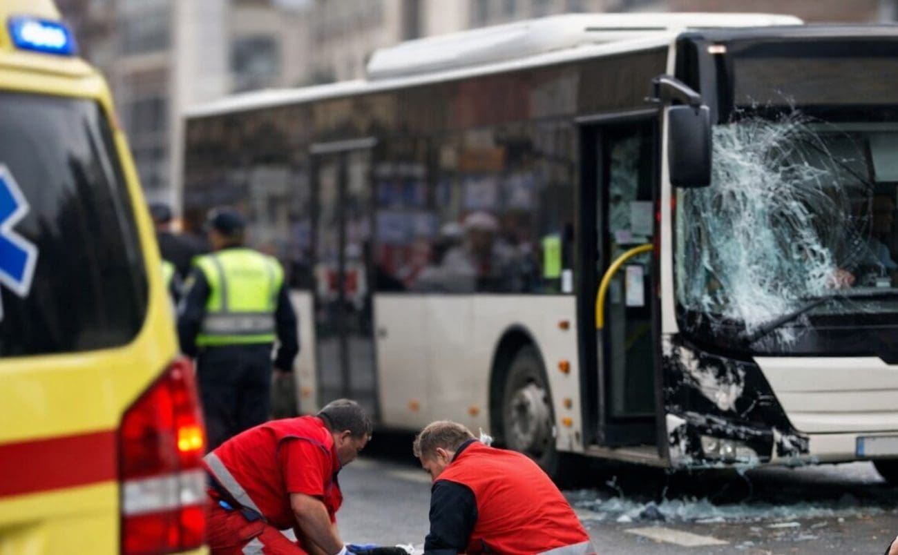 Vozač autobusa krenuo izbjeći pješaka, nije uspio: Pješak teško ozlijeđen, a lakše jedna putnica