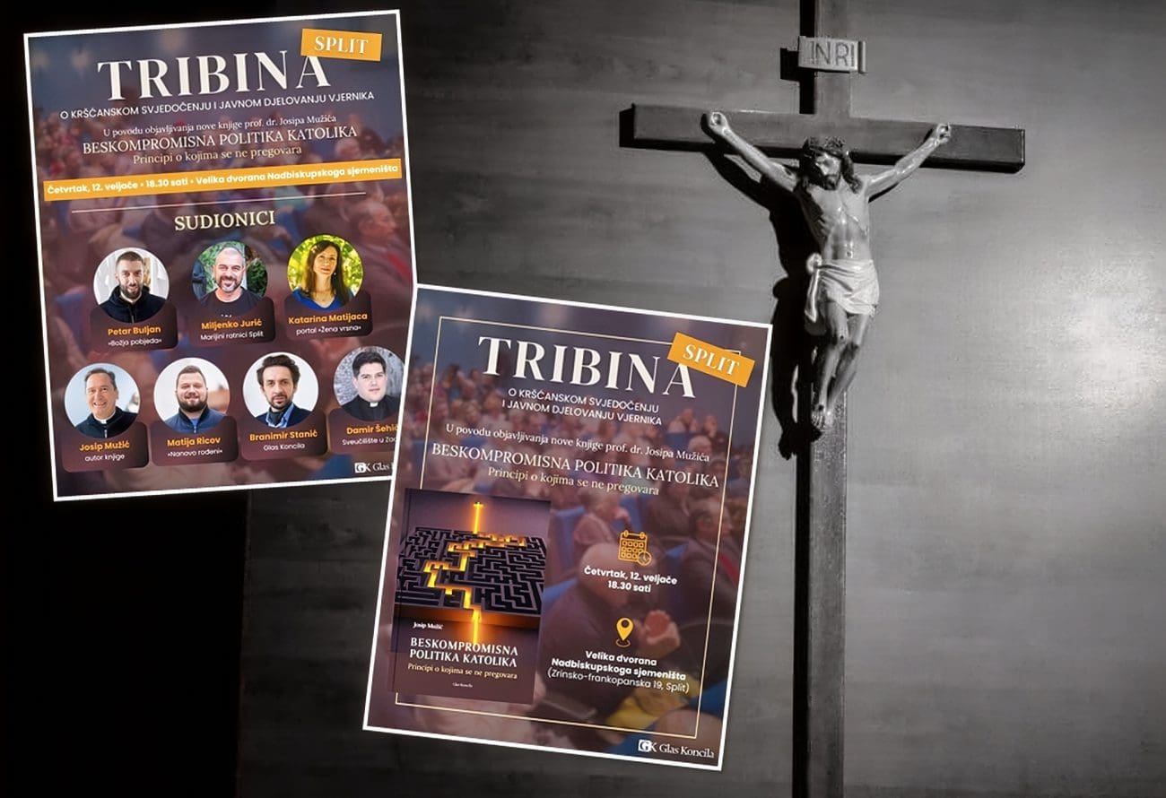 NAJAVA Tribina u Splitu: Kršćansko svjedočenje i javno djelovanje vjernika