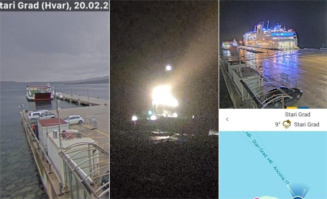 VIDEO Ovako je izgledala noćna drama kod Hvara! Brod stigao u Stari Grad, remorker 'Hrabri' spašava situaciju