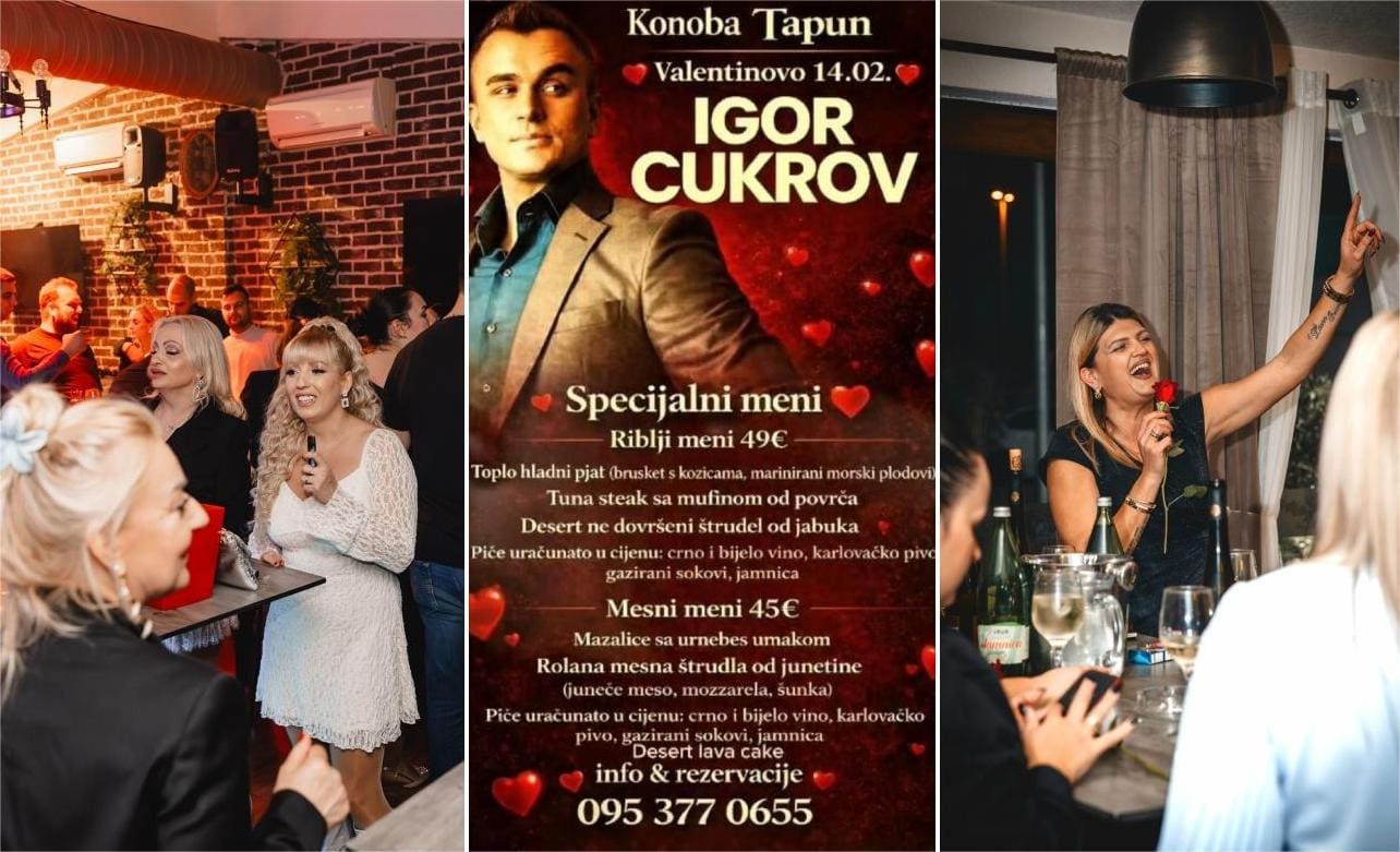 Provedite Valentinovo u novouređenoj Konobi Tapun uz vrhunski glazbeni i gurmanski doživljaj