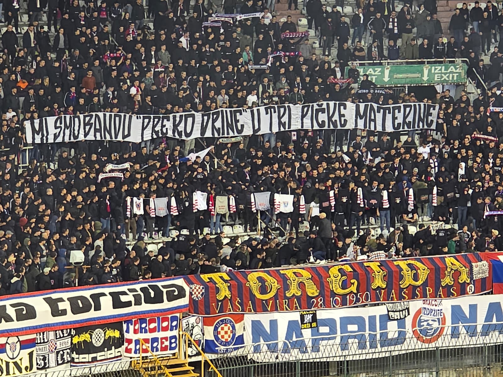 Pogledajte što je Torcida podigla u zrak u 56. minuti