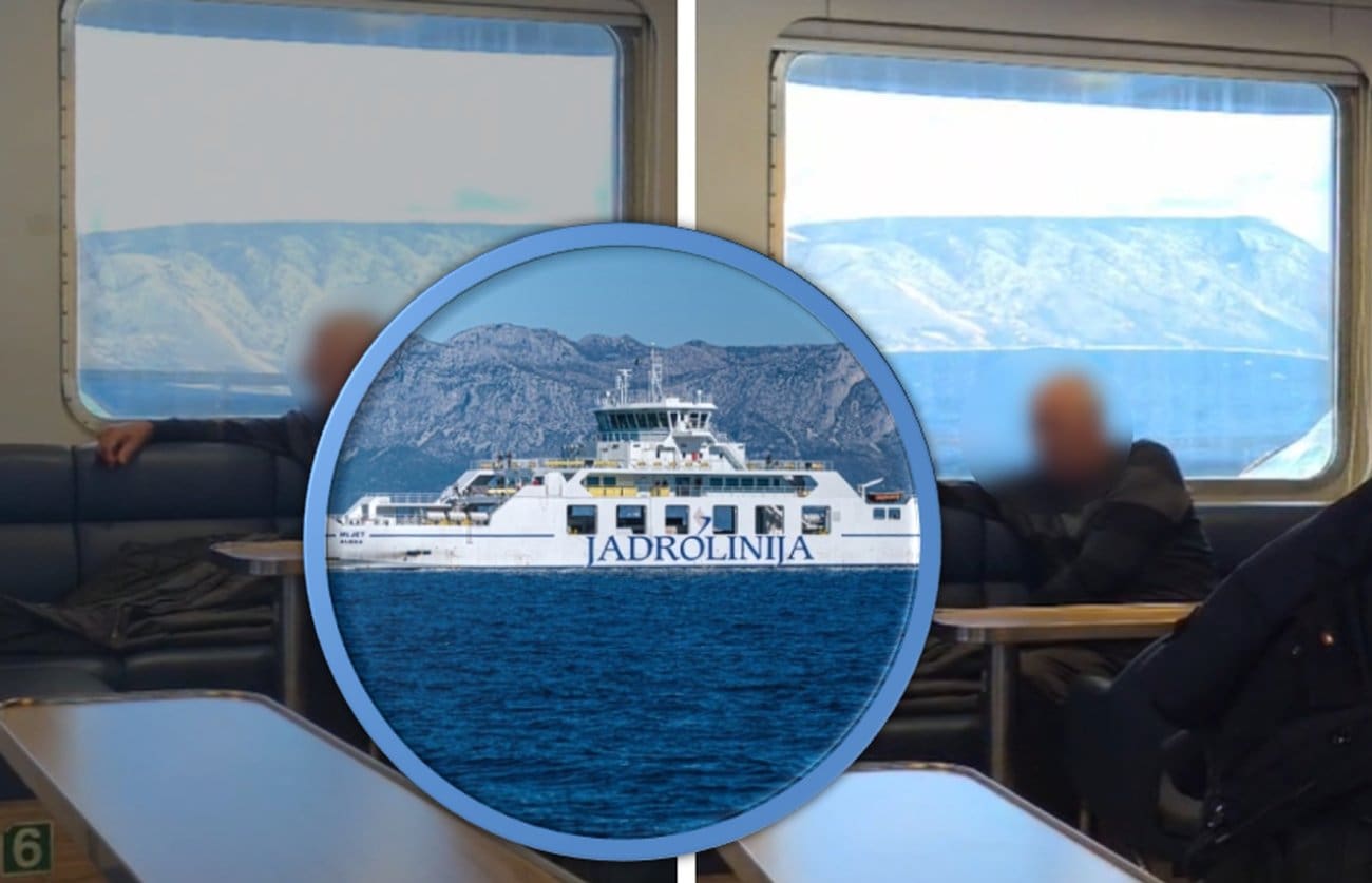 Zabrinuti čitatelj nam se javio: "Trajekt se već uru vrimena vrti po valovima. Što se događa?" Ovo nam kažu iz Jadrolinije