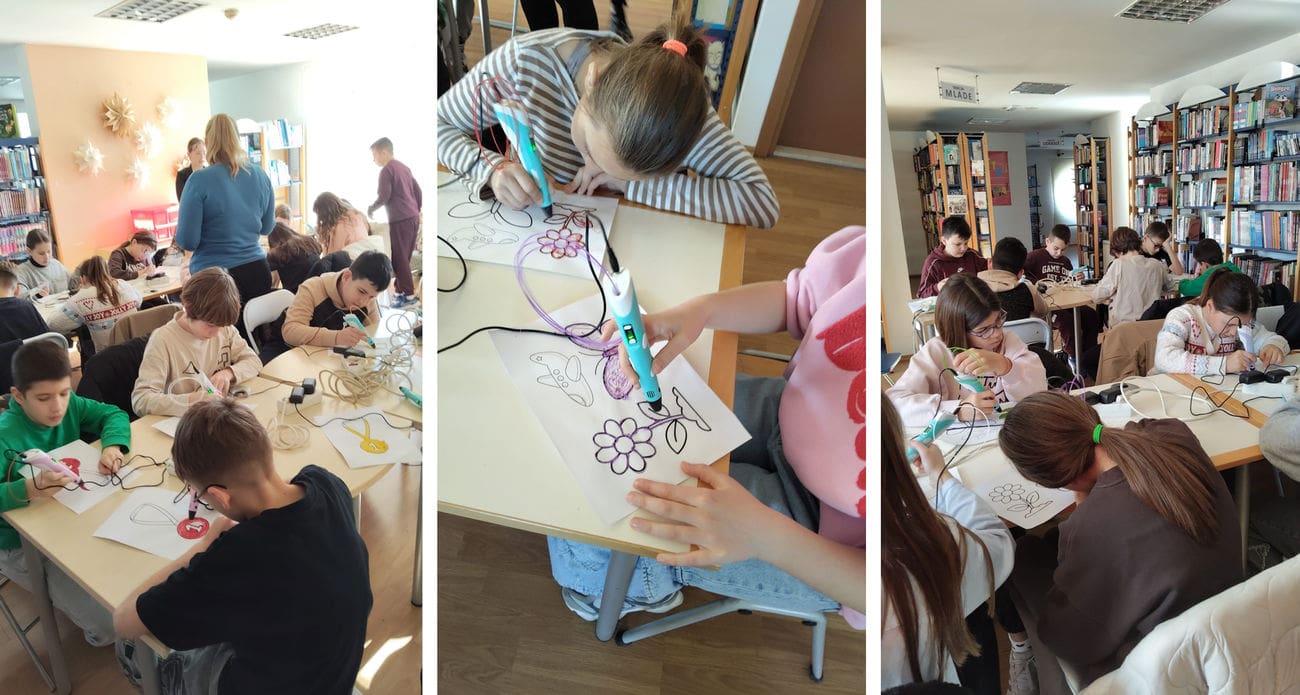 Učenici OŠ Bol na radionici 3D modeliranja u organizaciji ZTK grada Splita