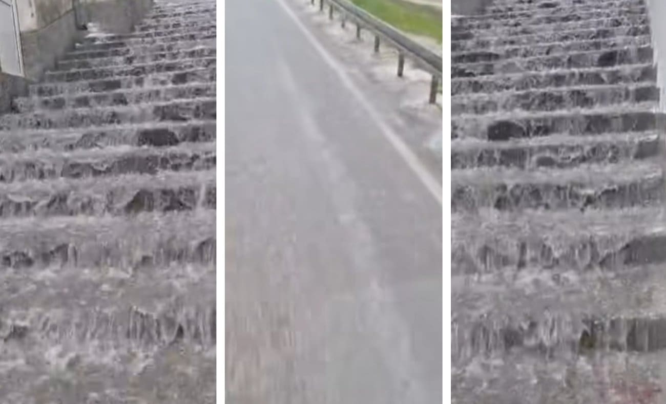 VEĆA PROMJENA VREMENA ZAHVATILA HRVATSKU Snijeg u unutrašnjosti, jako nevrijeme i bujice u dolini Neretve