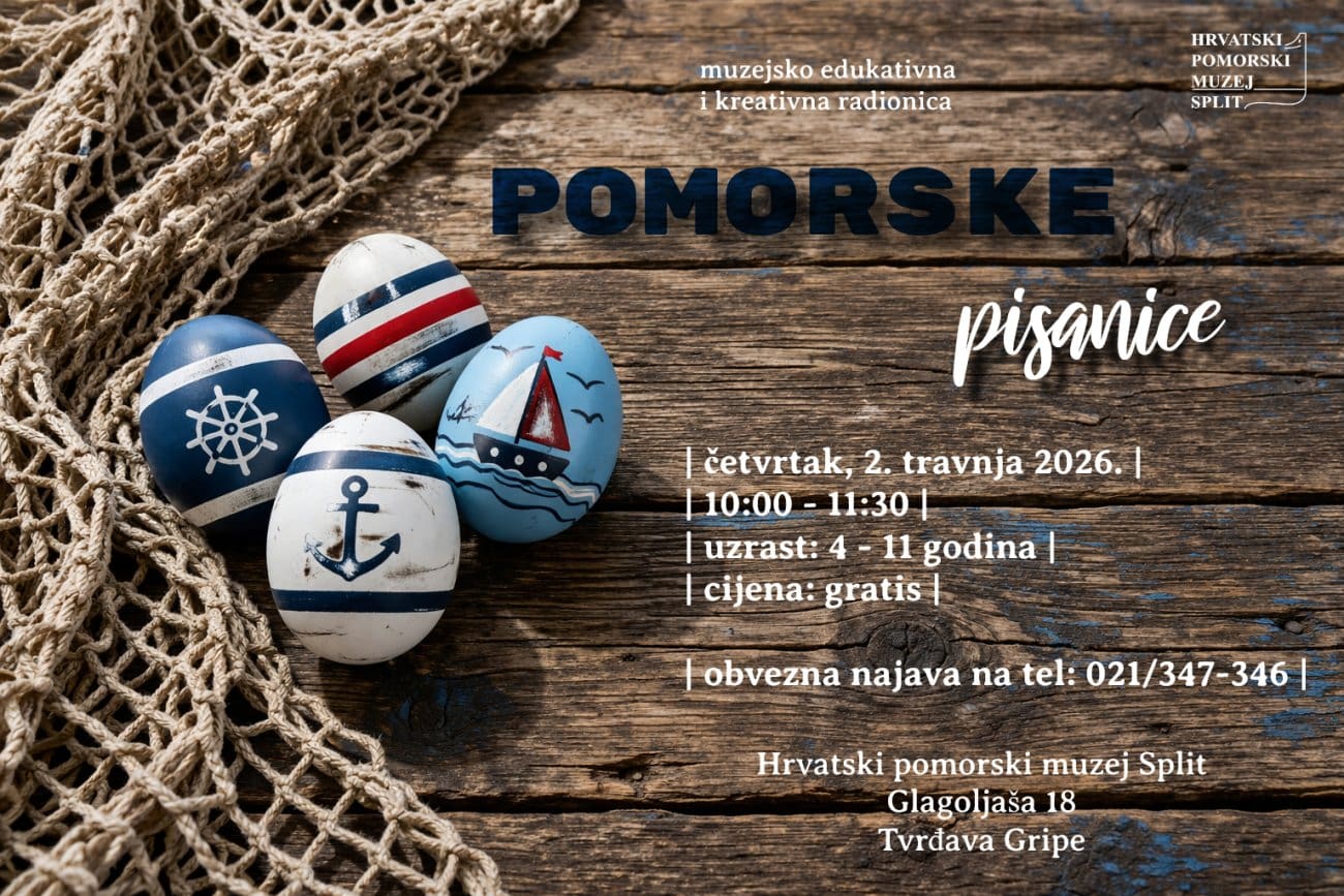 Pomorske pisanice u Splitu: Besplatna uskrsna radionica za djecu