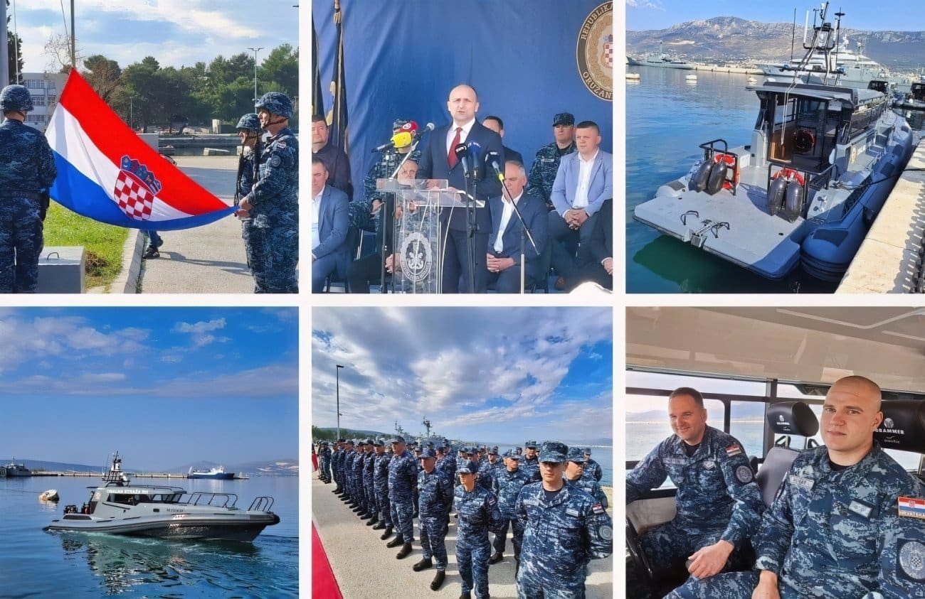 FOTO I VIDEO Anušić, Vlajčić i Kundid u Splitu preuzeli gumene brodice "Modrulj": Uloženo 2,9 milijuna eura: "Ovo je izvrsna potvrda dobre suradnje dvaju ministarstava"
