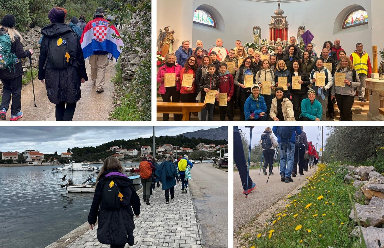 CAMINO KORČULA NA CVJETNICU Hodočasnički koraci, molitva i baština isprepleli otok u jedinstveno iskustvo vjere i zajedništva