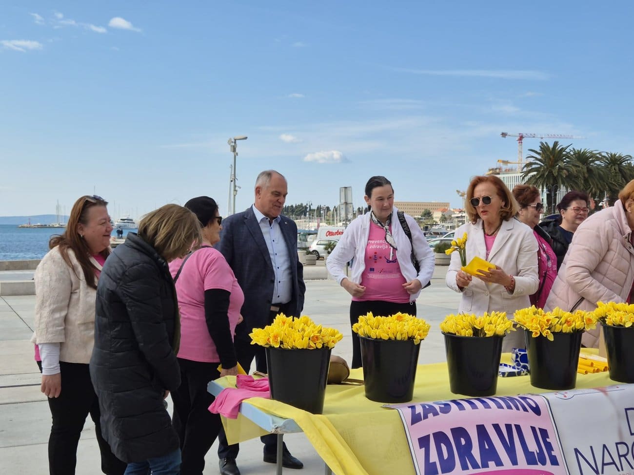 Split u znaku solidarnosti: Dan narcisa ističe važnost prevencije i ranog otkrivanja raka dojke