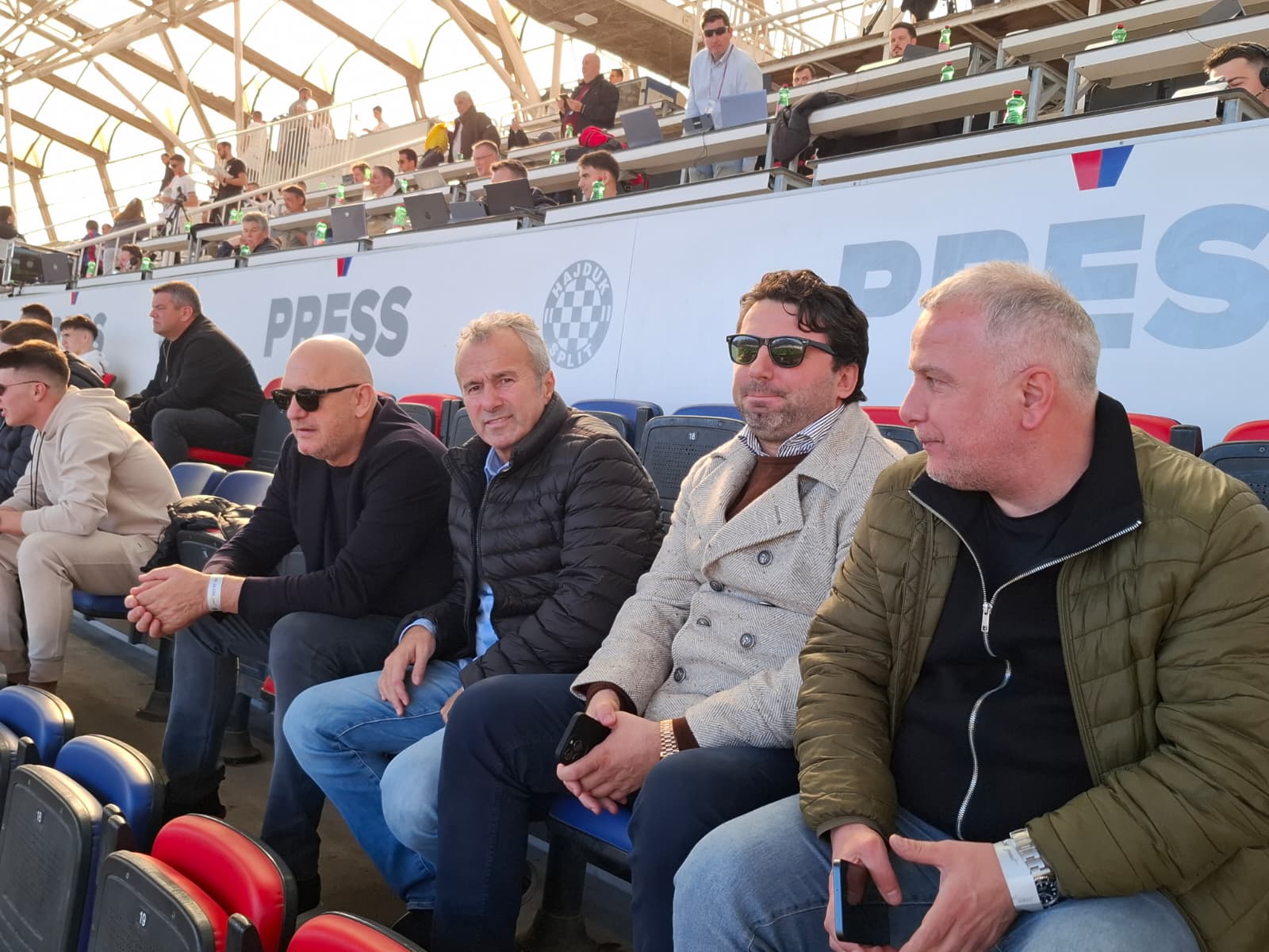 Dejan Savićević prati ogled Hajduka i Lokomotive