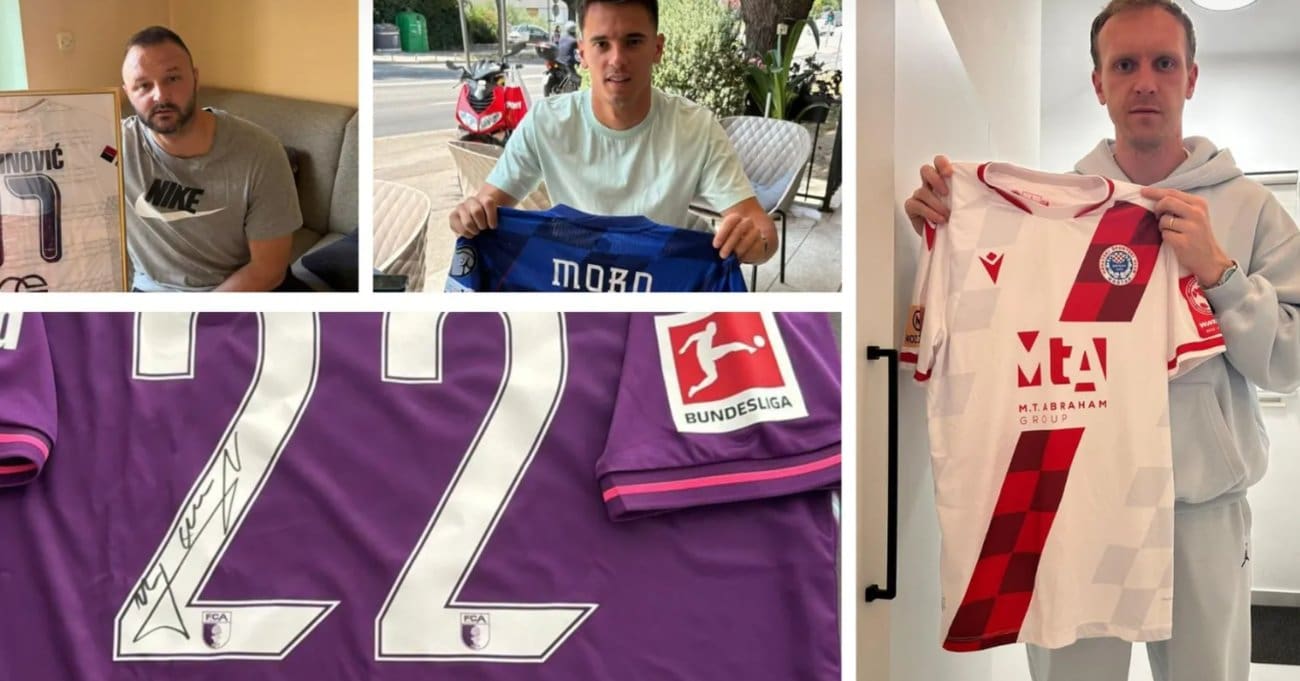 Dresovi poznatih nogometaša u humanitarnoj akciji: Imoćanin Frano Rako za Marka prikupio već 4.751 euro