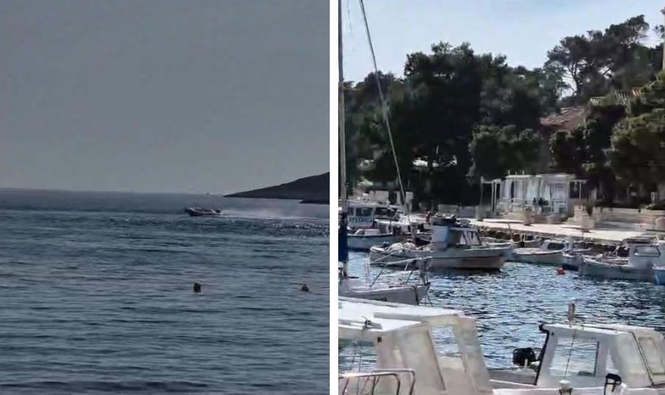 VIDEO Kaos na Hvaru: Vozač ispao iz glisera koji se nastavio nekontrolirano kretati. Pogledajte kako se zaustavio